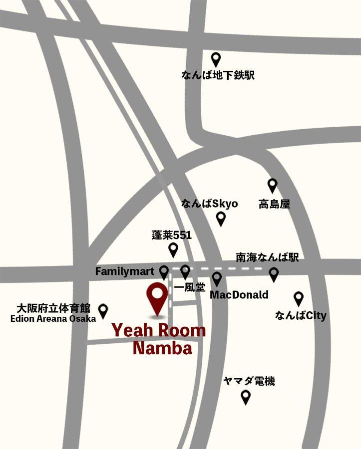 Yeah Room Namba Осака Екстериор снимка